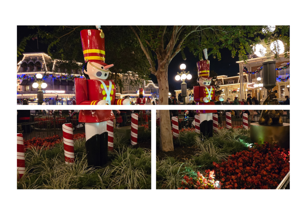 toy soldier christmas decoration at magic kingdom