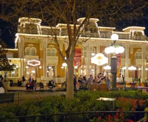 christmas lights in magic kingdom